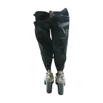Black Over-the-Knee Boots