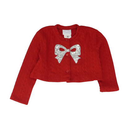 Red Cardigan Sweater