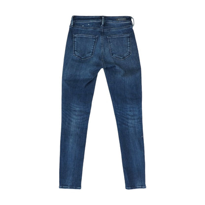 Blue Solid Jeans