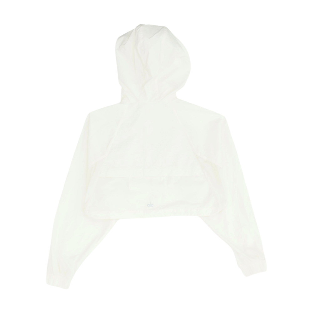 Alo Yoga White Solid Active Jacket – Image 2