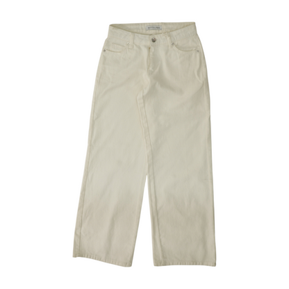 Witty Fox White Wide Leg Jeans – Image 1