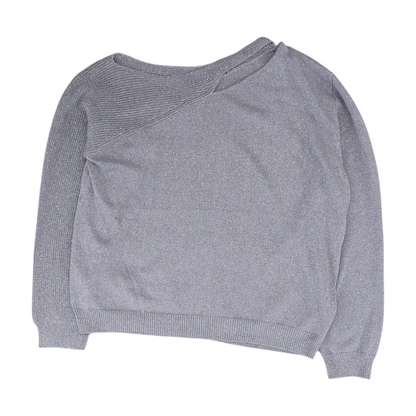 Silver Pullover Sweater