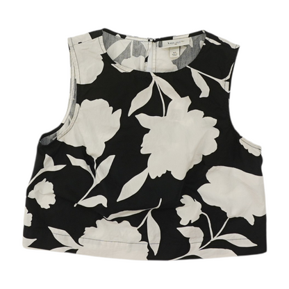 Black Floral Blouse