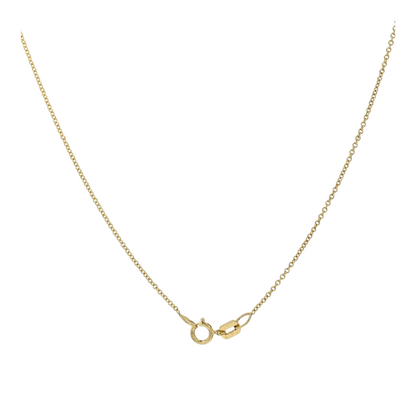8 5/8 ctw 14K Yellow Gold Brown Amethyst Pendant Necklace