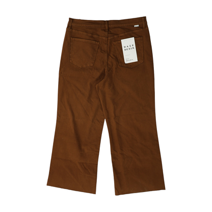 Brown Wide Leg Jeans