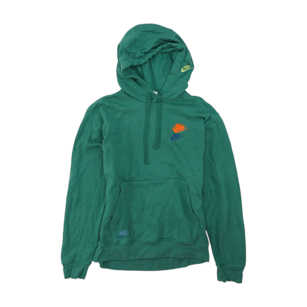 Nike Green Solid Hoodie Pullover – Image 1