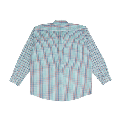 Multi Plaid Long Sleeve Button Down