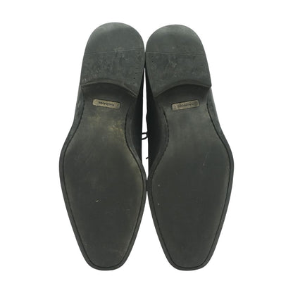 Black Leather Derby/oxford Dress Shoes
