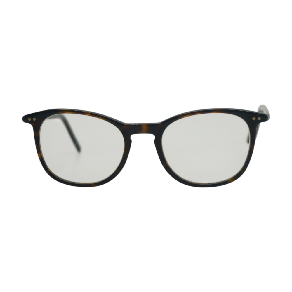 Tortoise Lunor Oval Prescription Eyewear