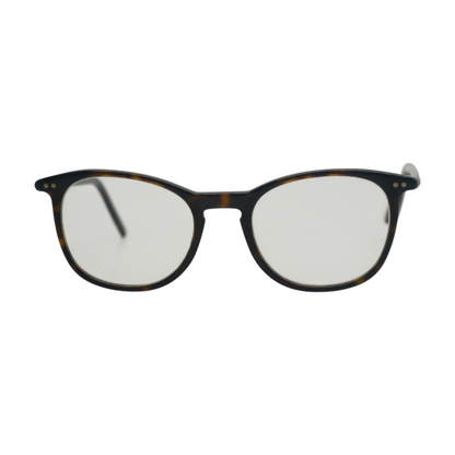 Tortoise Lunor Oval Prescription Eyewear