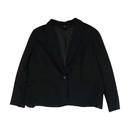 Black Solid Blazer