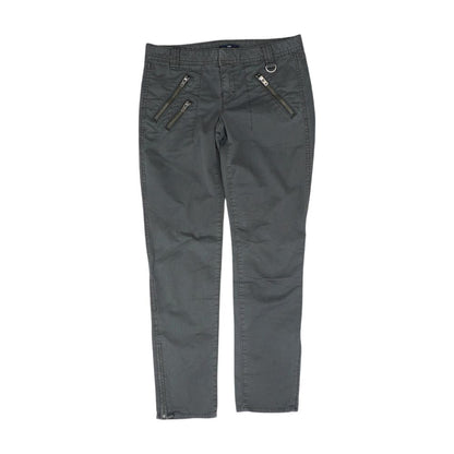 Gray Solid Pants