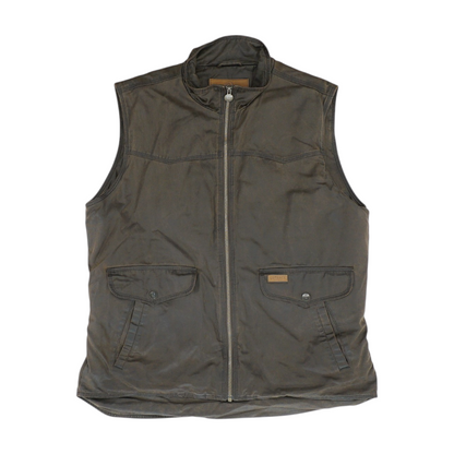 Brown Solid Vest