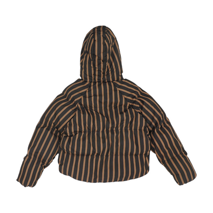 Brown Striped Jacket