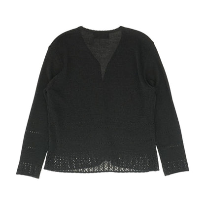 Black Cardigan Sweater