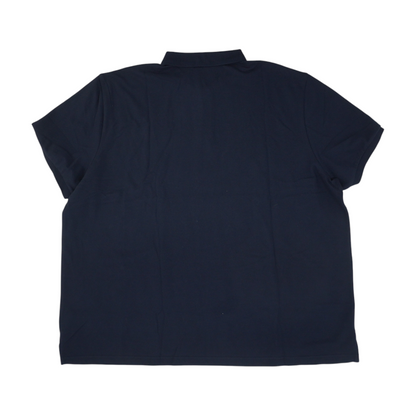 Navy Solid Short Sleeve Polo