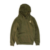 Green Solid Hoodie Pullover