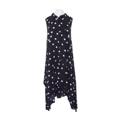 Black Plus Polka Dot Midi Dress