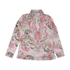 Pink Abstract 1/4 Zip Pullover
