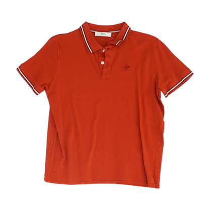 Red Solid Short Sleeve Polo
