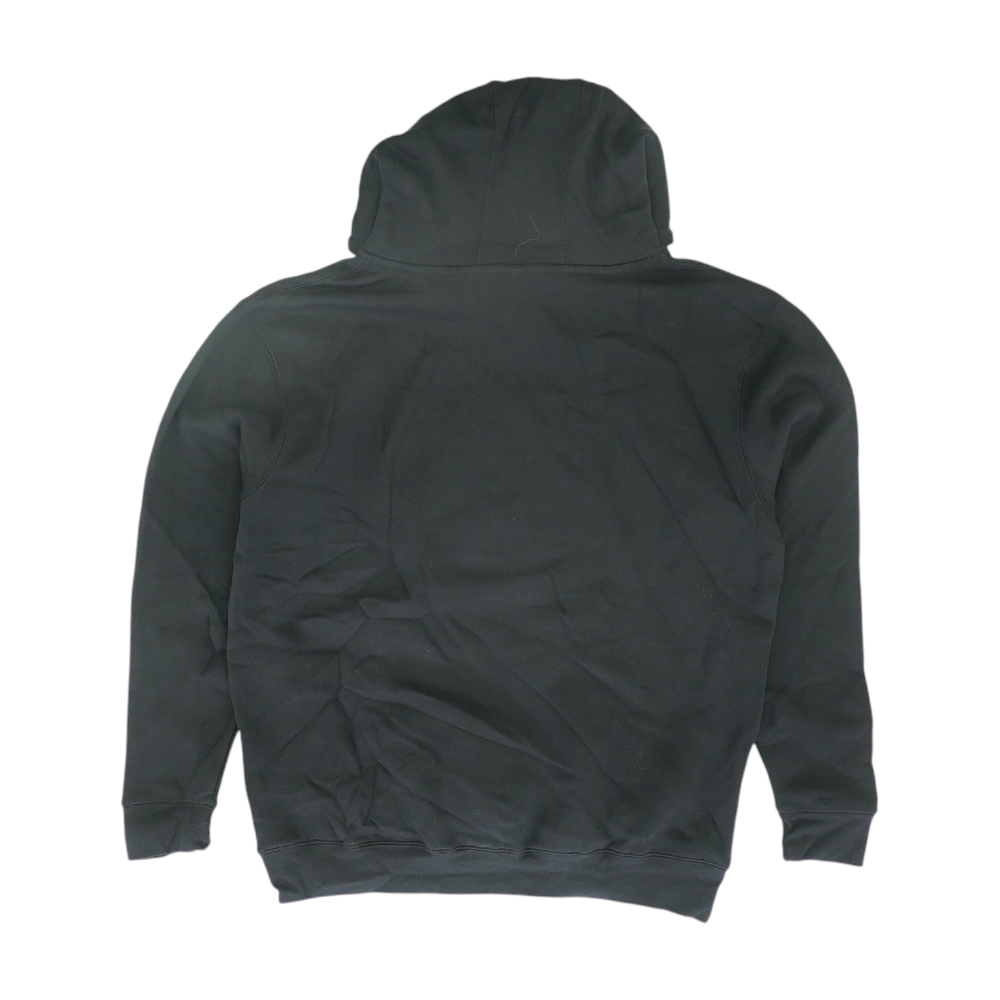 Black Solid Hoodie Pullover
