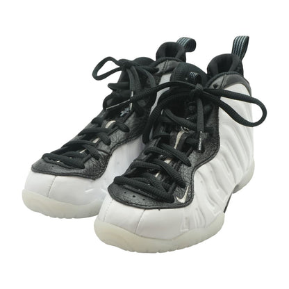 Little Posite One White Athletic Shoes