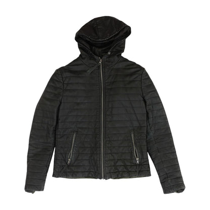 Vintage Black Solid Coat