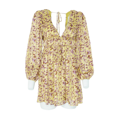 Multi Abstract Mini Dress