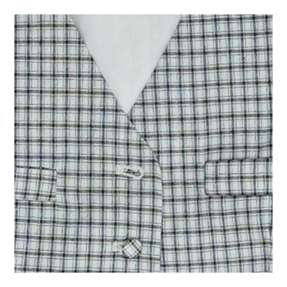 Beige Plaid Button Down