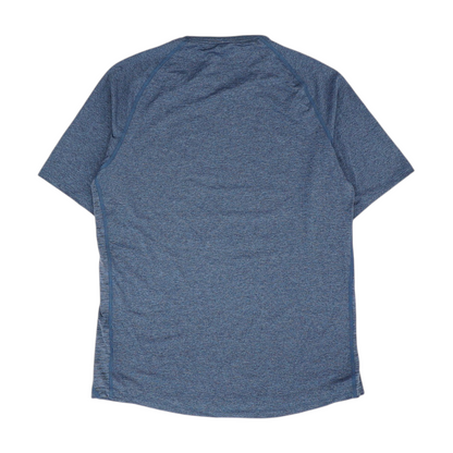 Blue Solid Active T-Shirt