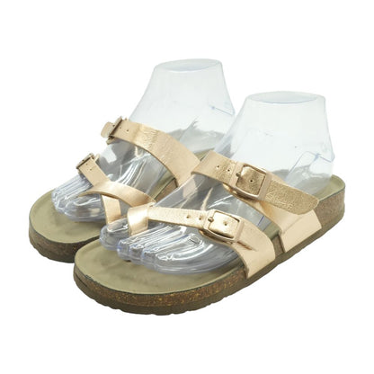 Rose Gold Flat Sandals