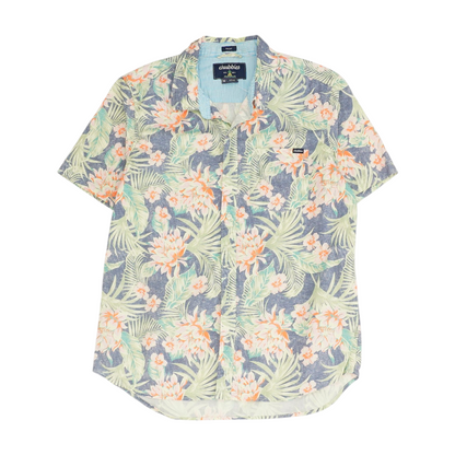 Multi Tropical Short Sleeve Button Down