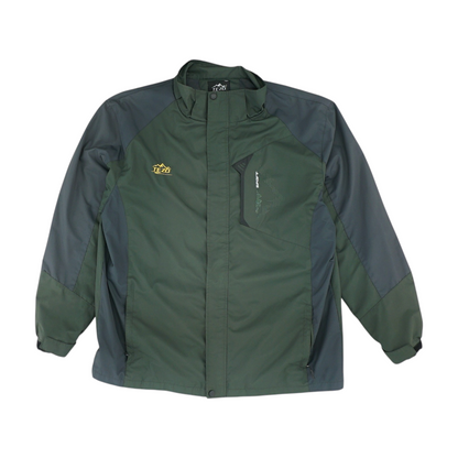 Green Color Block Jacket