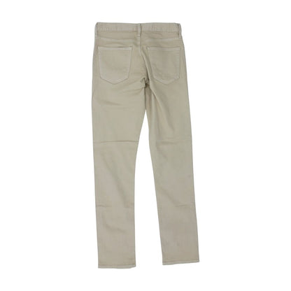 Khaki Solid Five Pocket Pants
