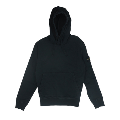 Black Solid Hoodie Pullover