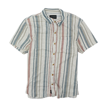 Multi Striped Short Sleeve Button Down