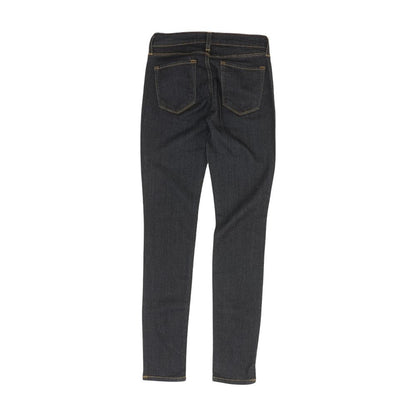 Navy Solid High Rise Skinny Leg Jeans