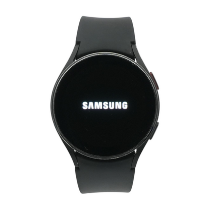 40mm Galaxy Watch4 Black Smartwatch Black Band S/M