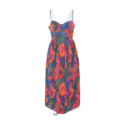 Multi Print Midi Dress
