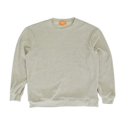 Beige Solid Sweatshirt Pullover