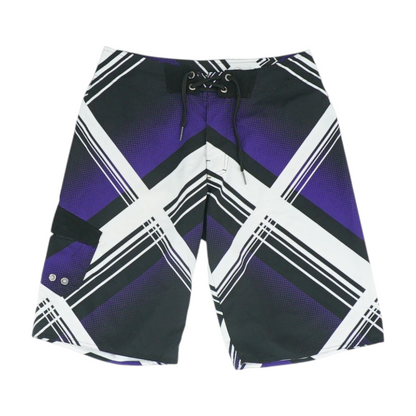 Purple Abstract Swim Bottom