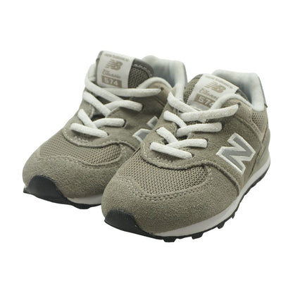 Gray Leather Toddler Shoes