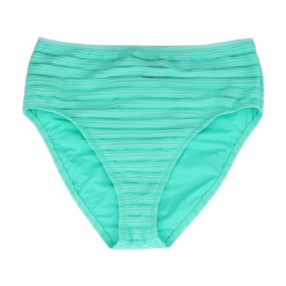 Green Striped Swim Bottom