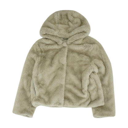Beige Solid Jacket