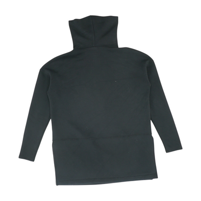 Black Solid Hoodie Pullover
