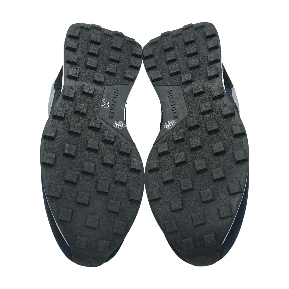 Suede-Mix Sneakers Low-Top Athletic Shoes