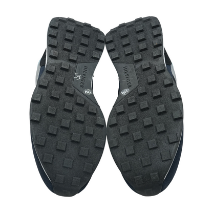 Suede-Mix Sneakers Low-Top Athletic Shoes