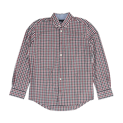 Multi Check Long Sleeve Button Down