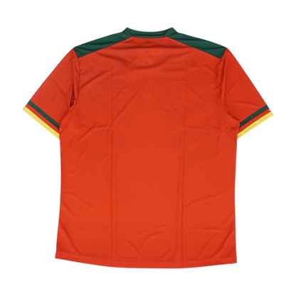 Men's Red Camerooian Football Federation Short Sleeve Jersey