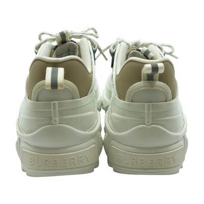 White Arthur Vintage Check Sneakers